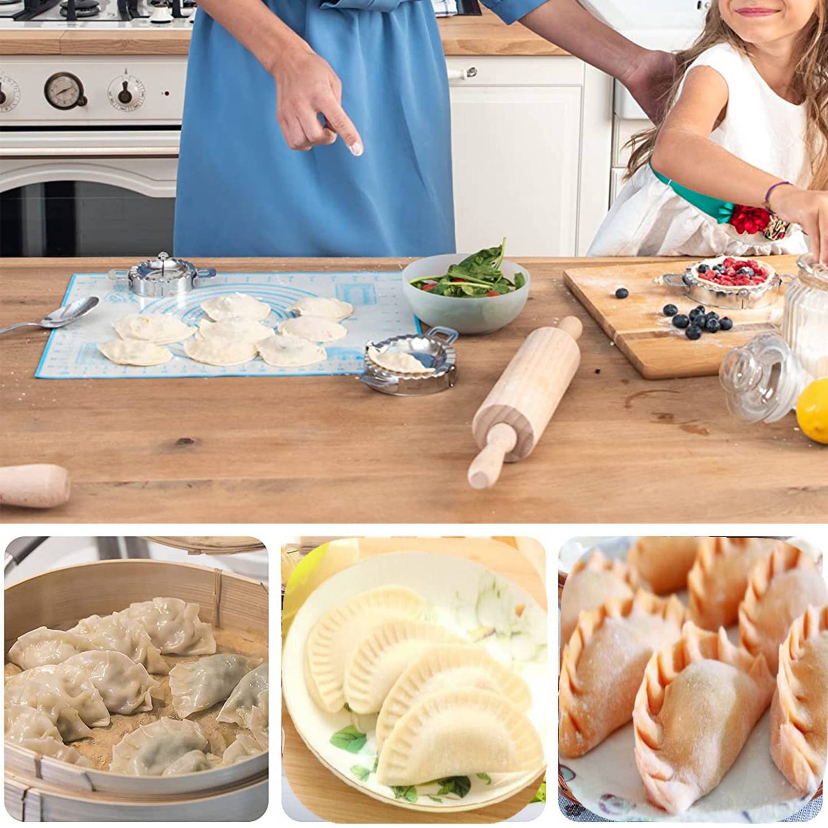FAST-Dumplings Maker 8 Pcs, Pr - Gyoza Dumpling Maker review and price