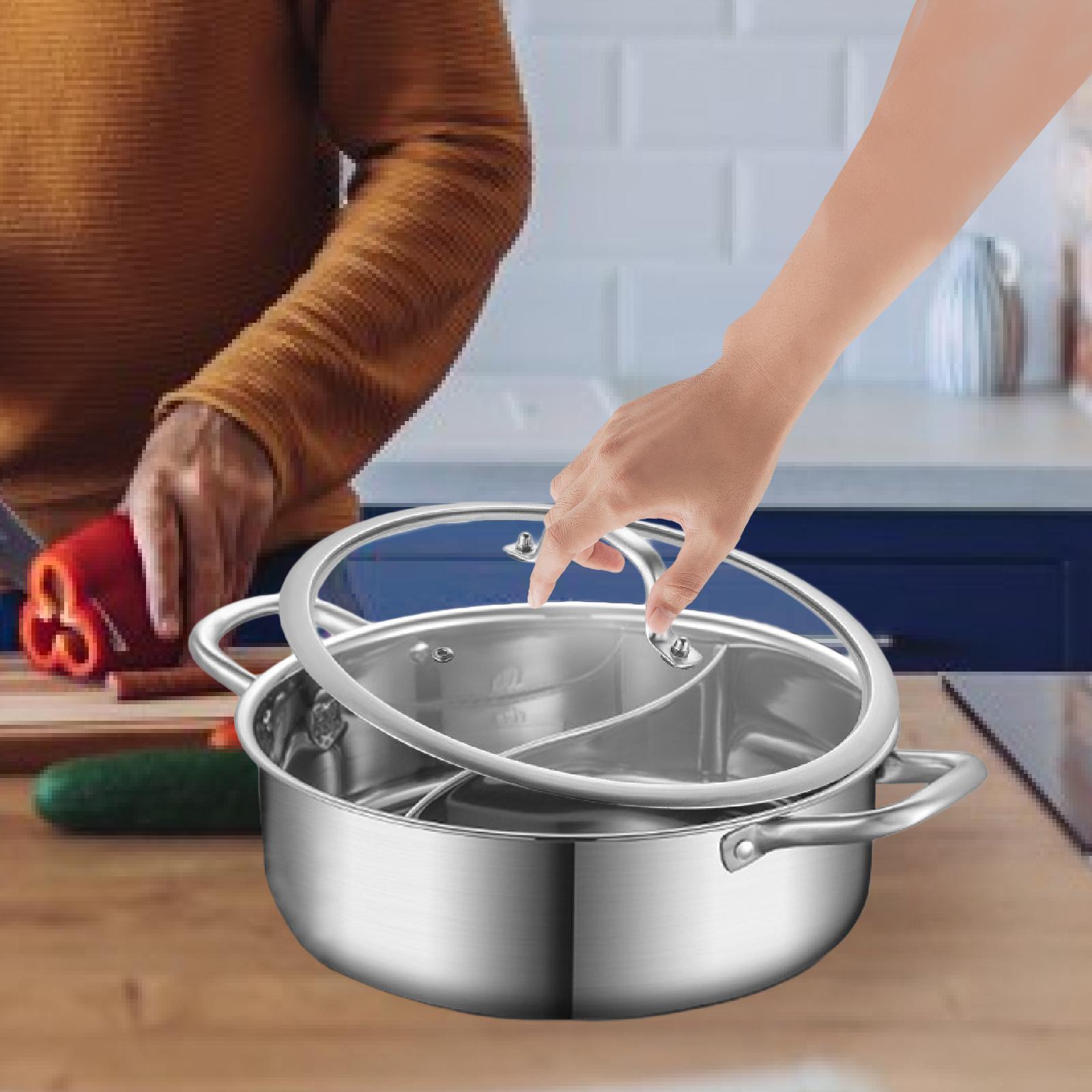 Hot Pot with Divider Gas Stock - Home Cooking Gas review and price