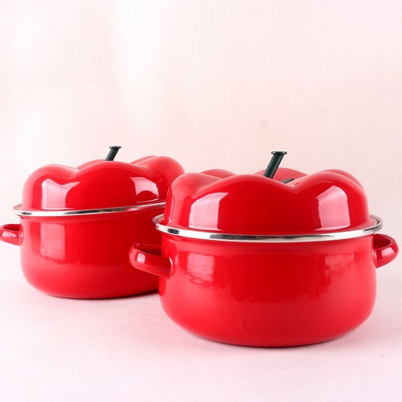 Enamel Soup Pot Thickened Cook - Home Cooking Cookbook review and price